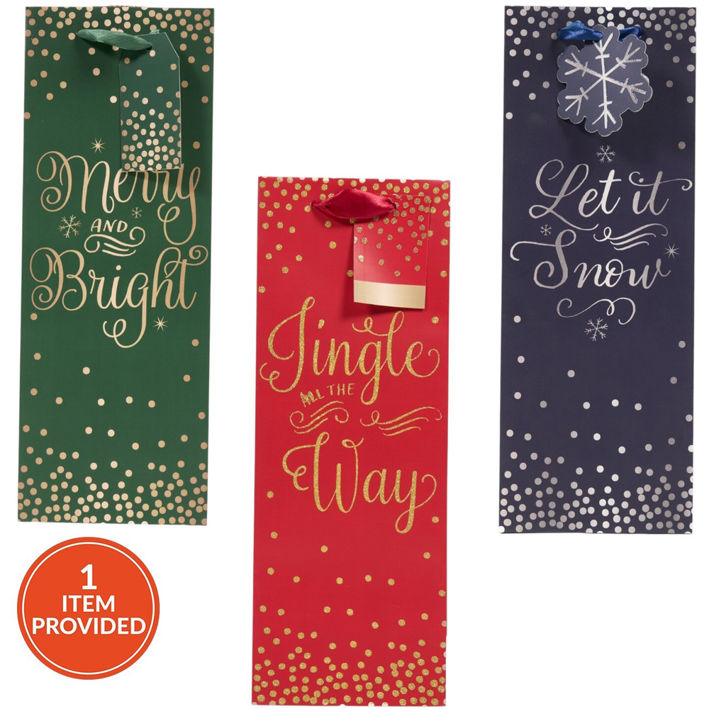 Christmas Bottle Bag Image 1