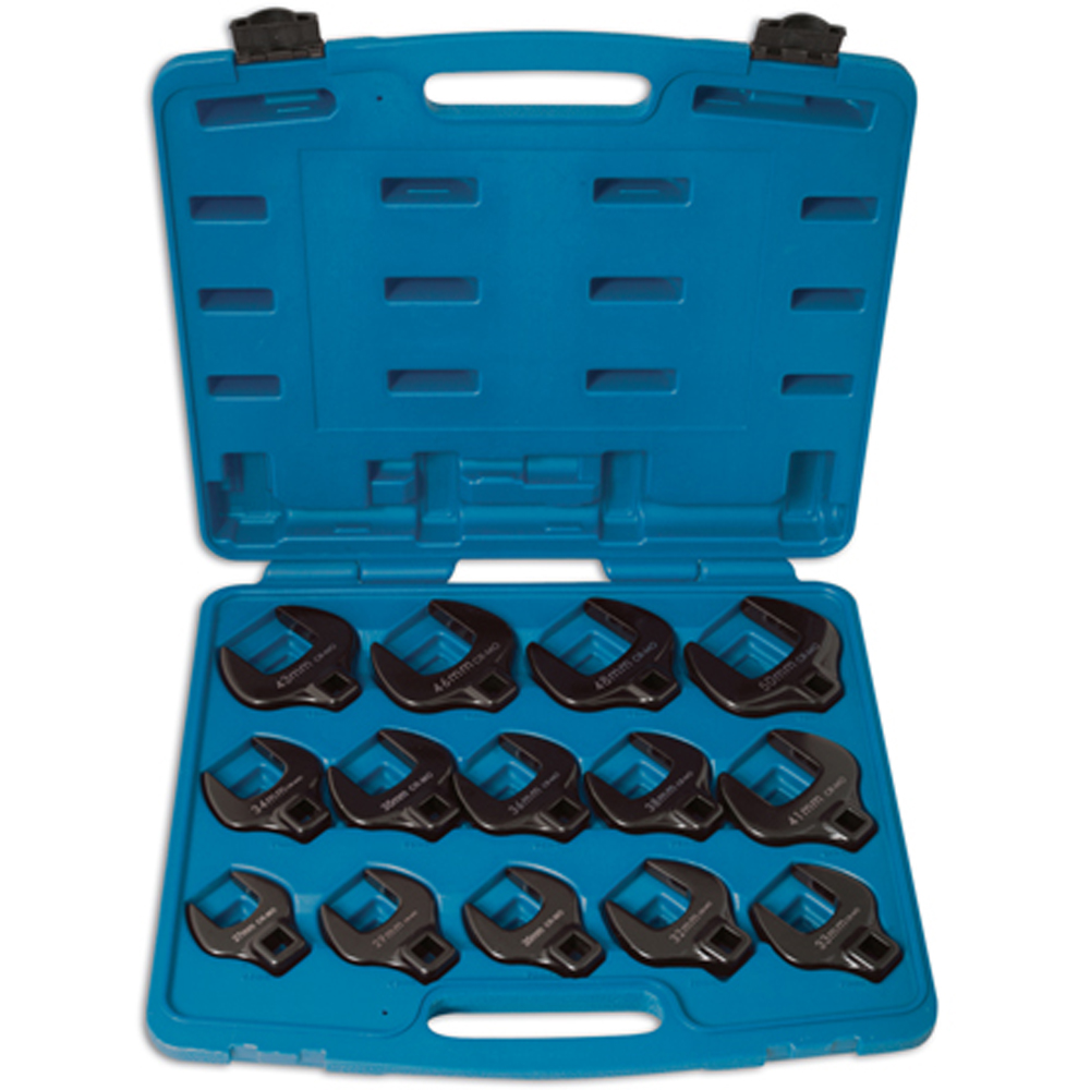 Laser 4713 14 Piece 1/2 inch Crows Foot Wrench Set Image 7