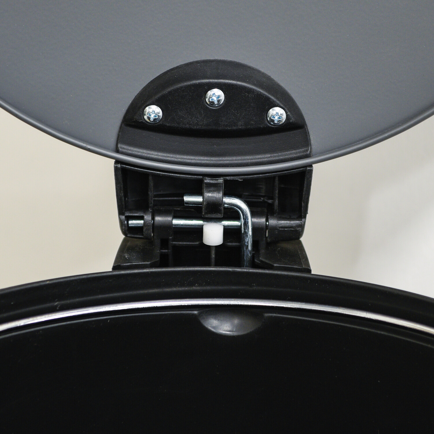 My Home Round Pedal Bin 30L Charcoal Image 5