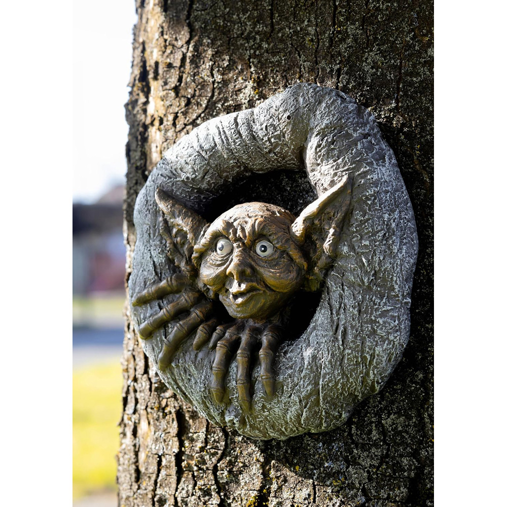 Marco Paul Tree Peeker Goblin Garden Ornament Image 8