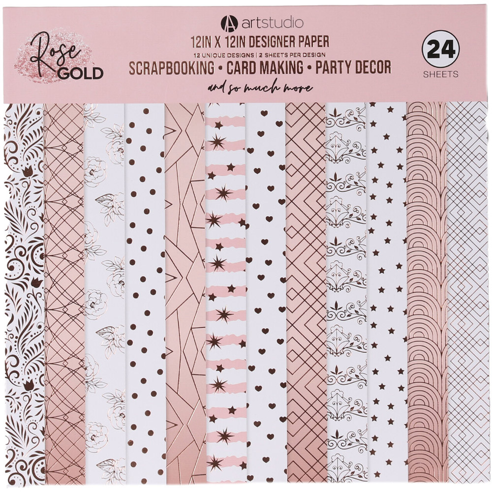 Art Studio Rose Gold Craft Paper Image