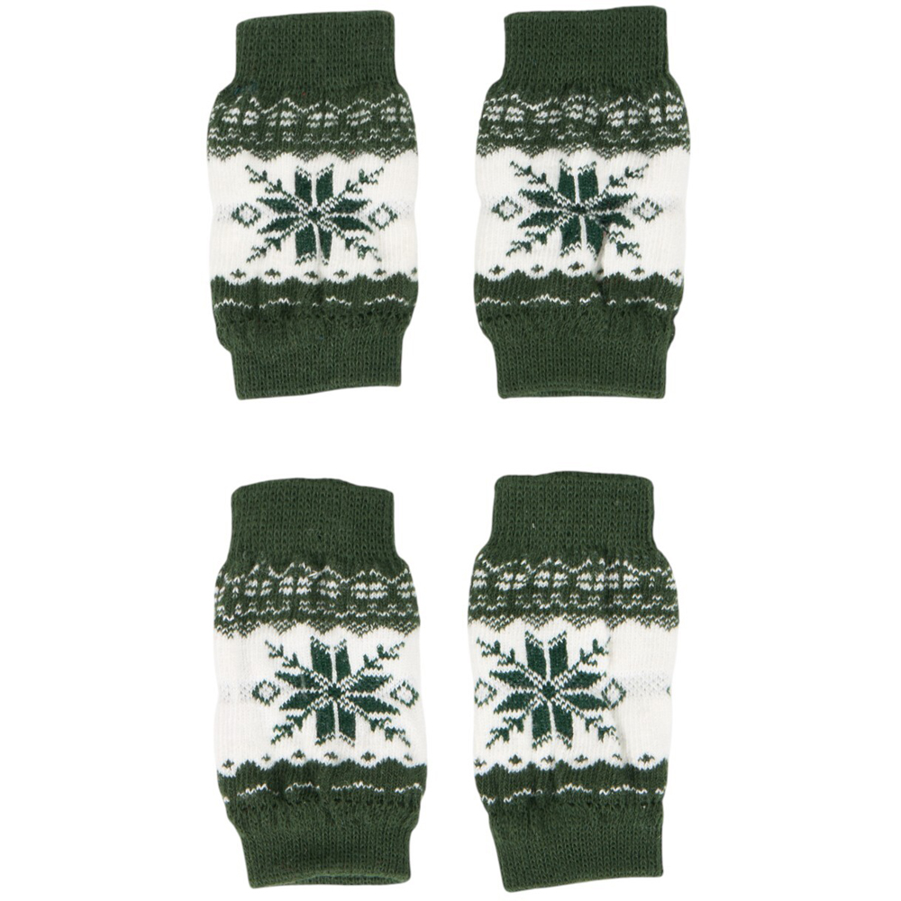 Pack of 4 Fair Isle Dog Leg Warmers Image 8