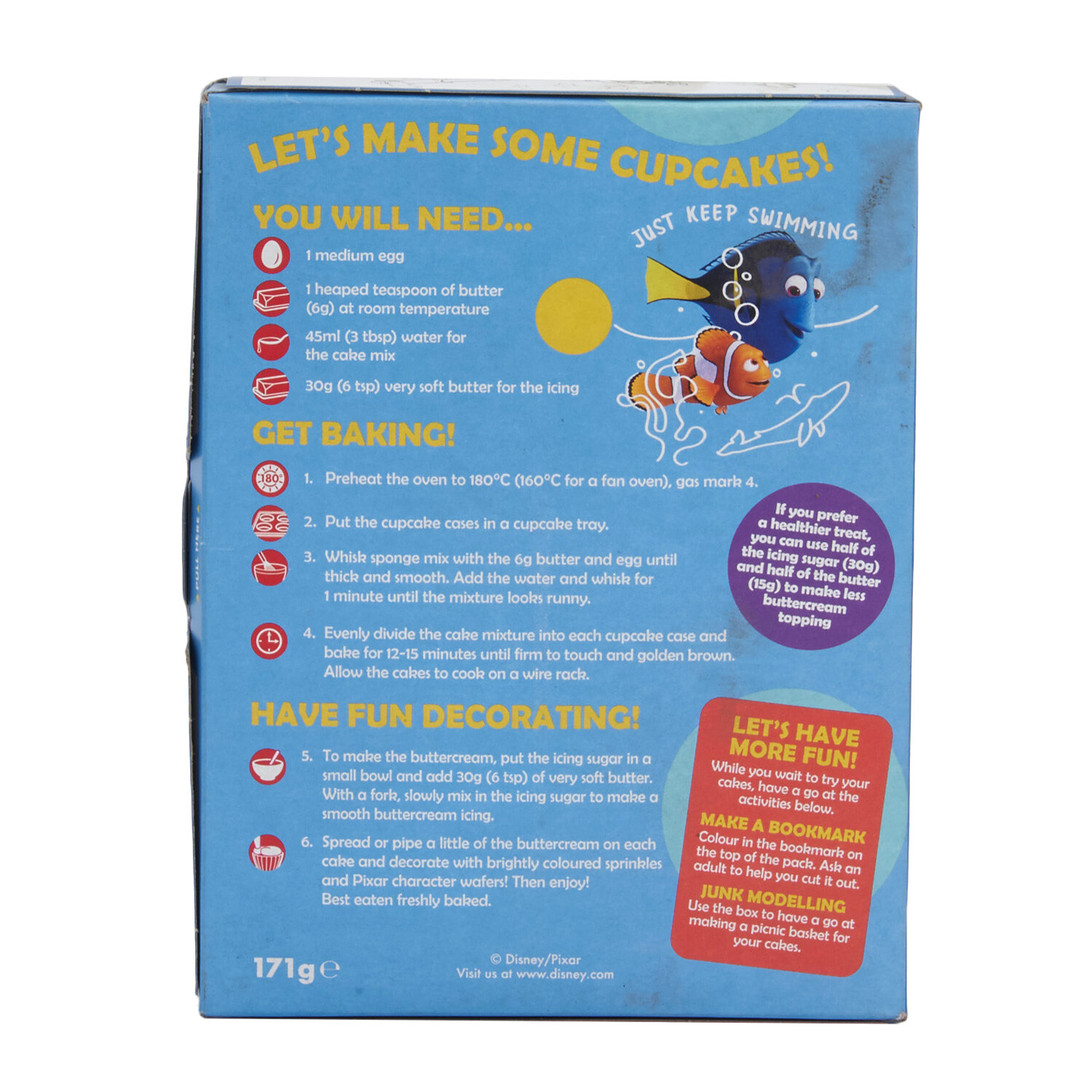 Disney Pixar Chocolate Cupcake Kit - Blue Image 3
