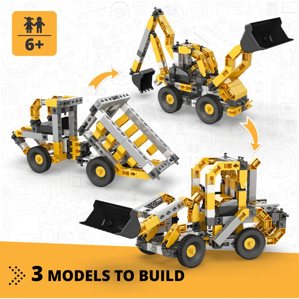 Engino Creative Builder Wheeled Loader Machinery Set Image 6