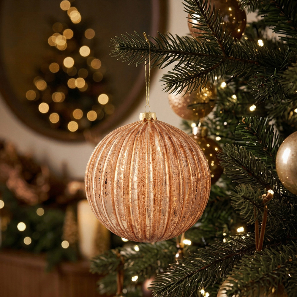 Large Mottled Glass Bauble Image 5