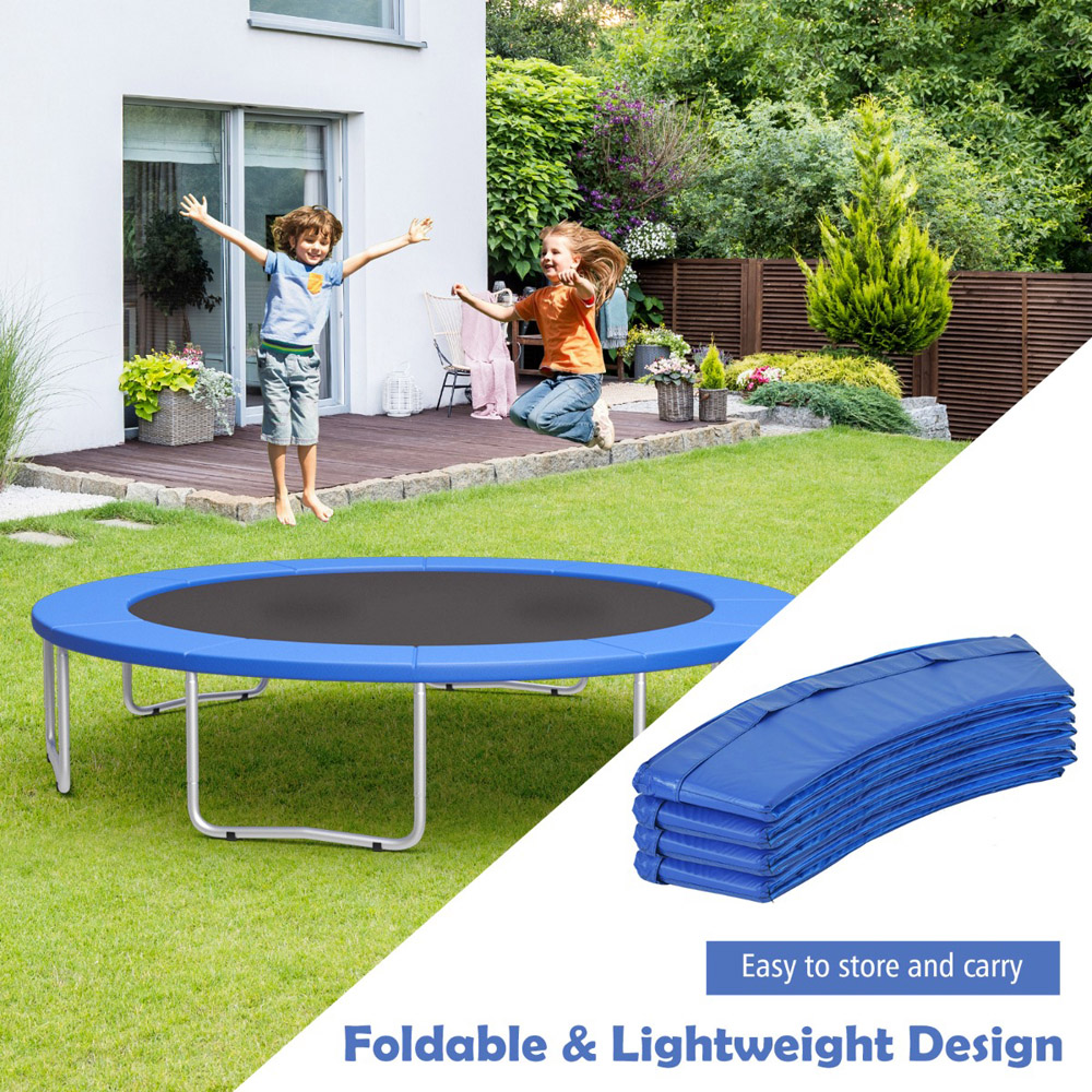 Costway 14ft Blue Trampoline Replacement Safety Pad Image 3