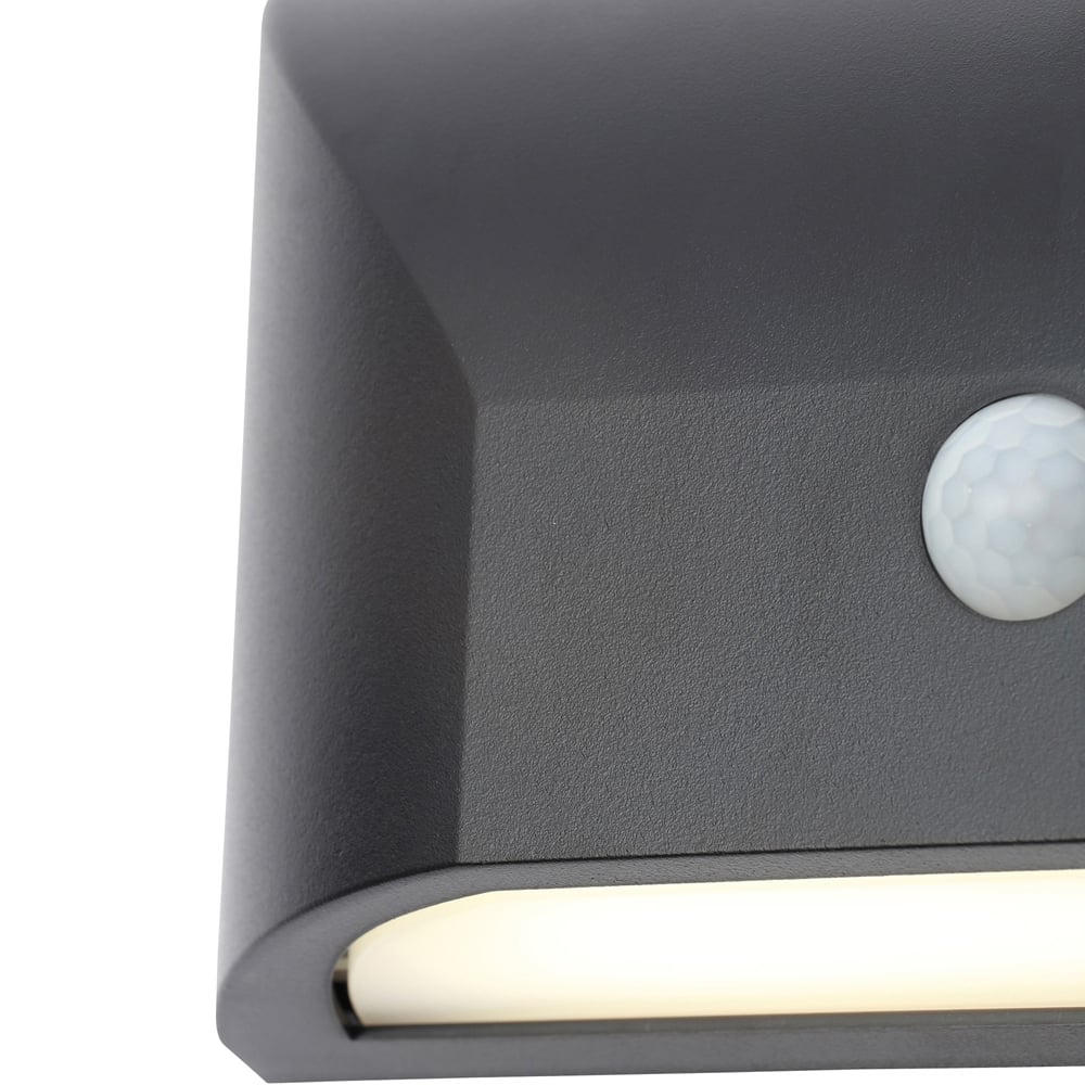 Coast Poul Black IP65 LED Wall Downlight with PIR Sensor Image 4