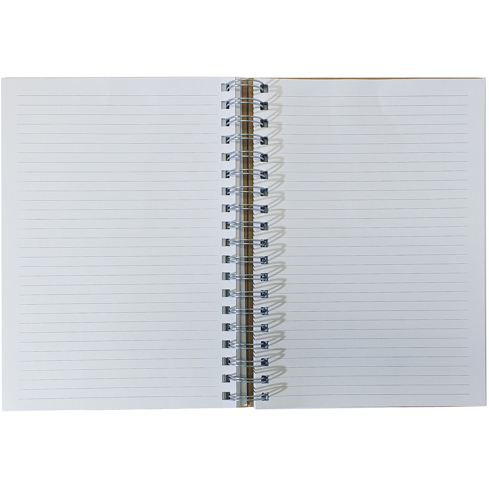 B5 Twin Wiro Kraft Notebook Image 3