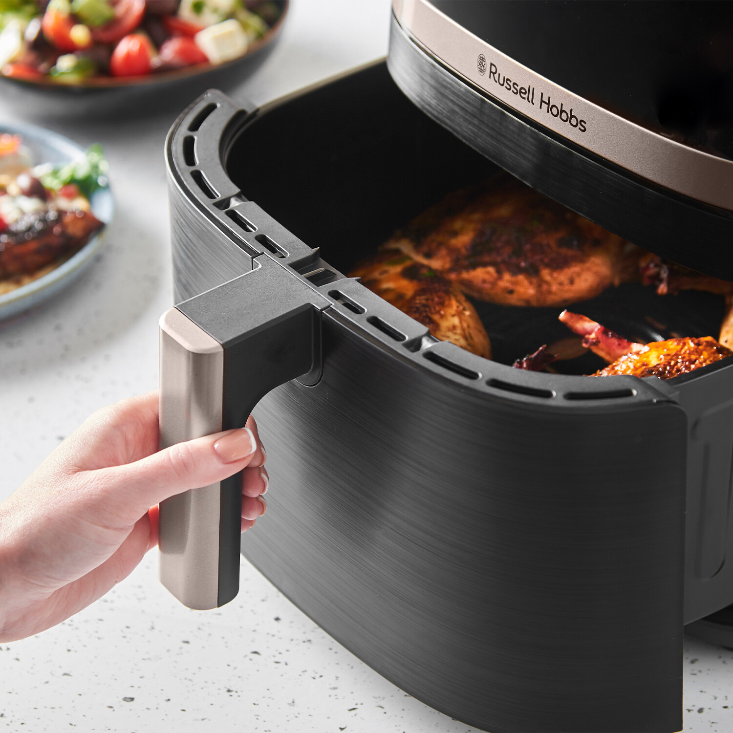 Russell Hobbs Single Drawer Air Fryer Black Image 8