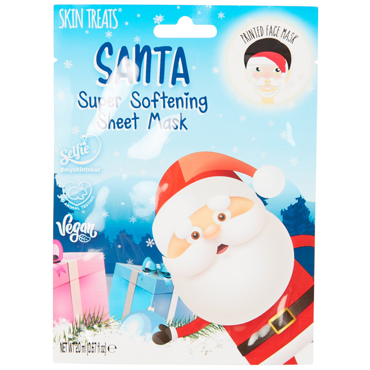 Xmas Printed Sheet Mask - Multicolour Image 2