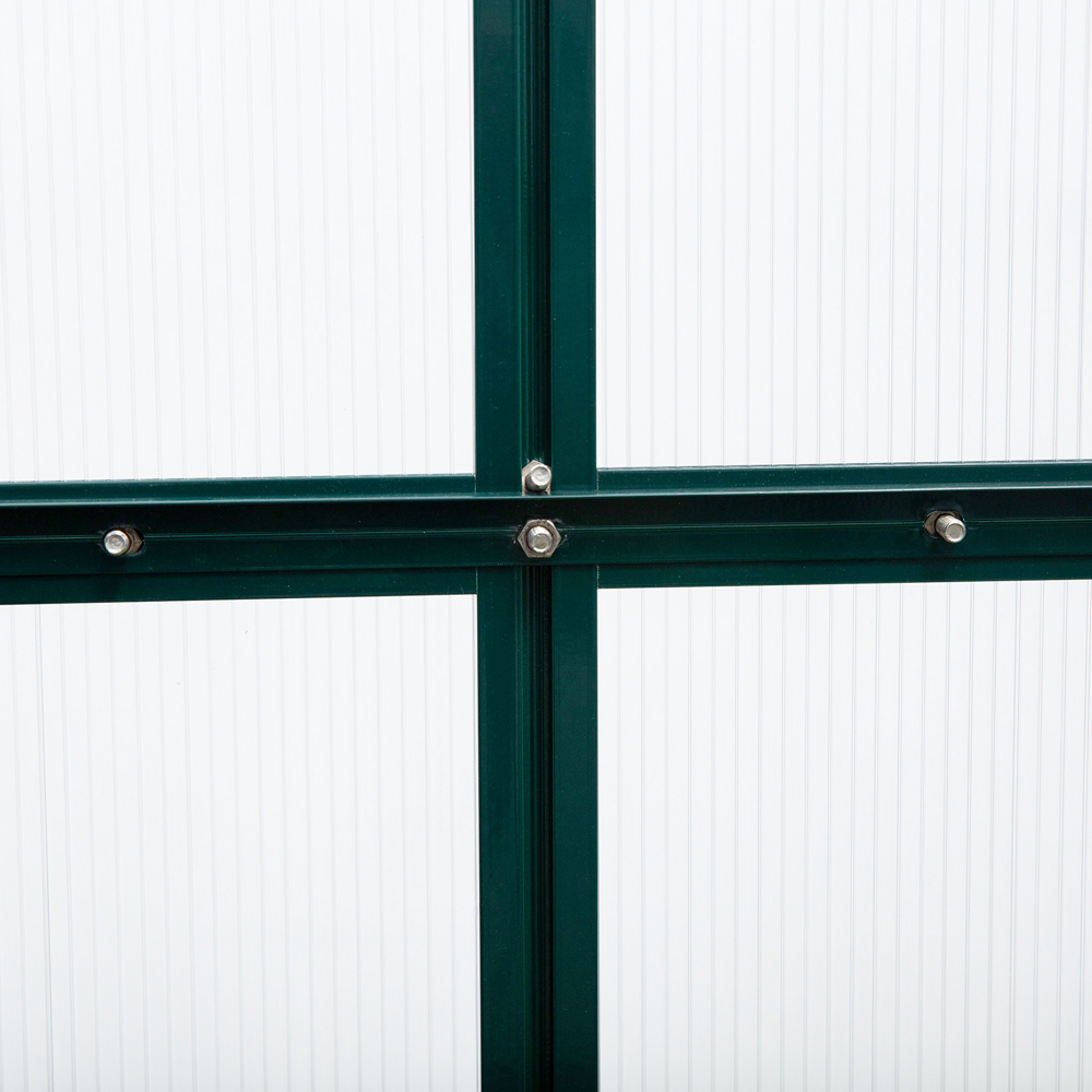 Outsunny 6 x 10ft Green Polycarbonate Greenhouse Image 3