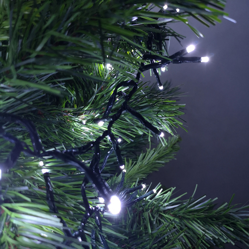 Premier ClusterBrights 480 Cool White LED Multi-Function Green Cluster Light 6.2m Image 5