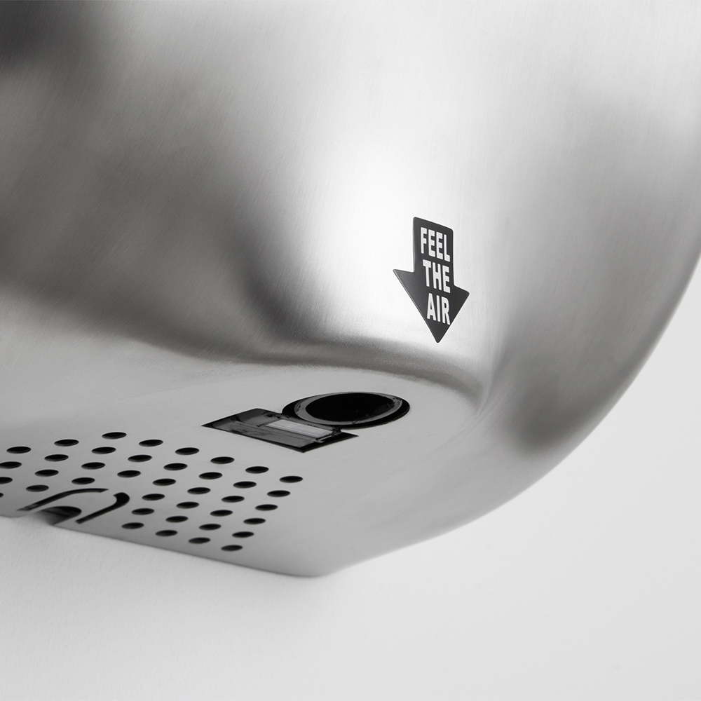 Bremmer Generic Turbo Brushed Steel Hand Dryer Image 5