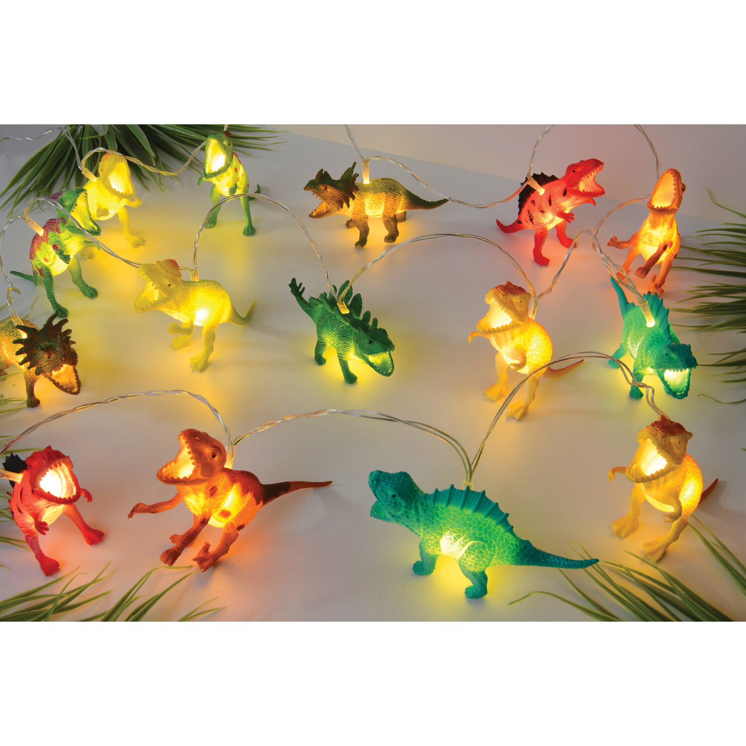 15 LED Dinosaur String Light Image 2