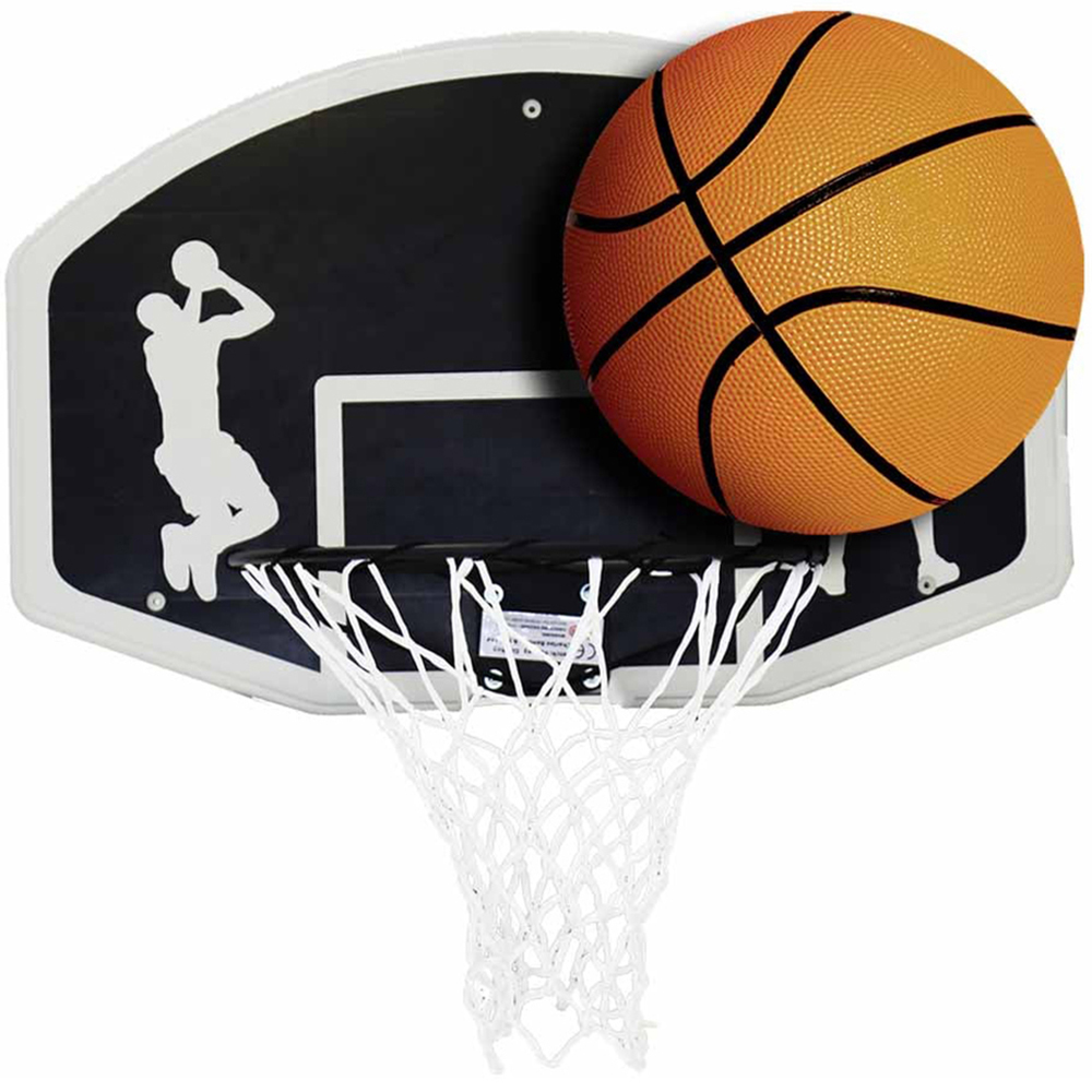 Kids Basketball Board Ring Net  Ball Set Image 1