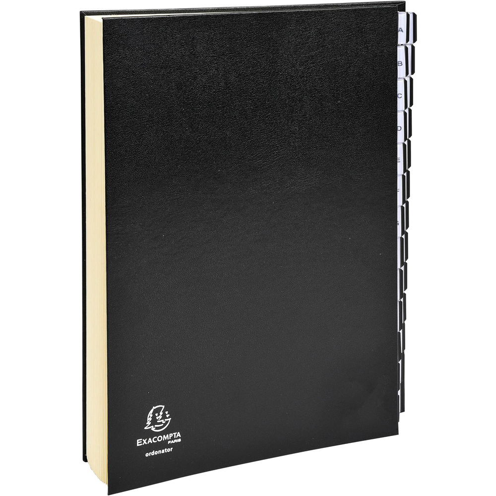 Exacompta A4 Black Multi-Part File Ordonator with 26 A-Z Tabs Image 2