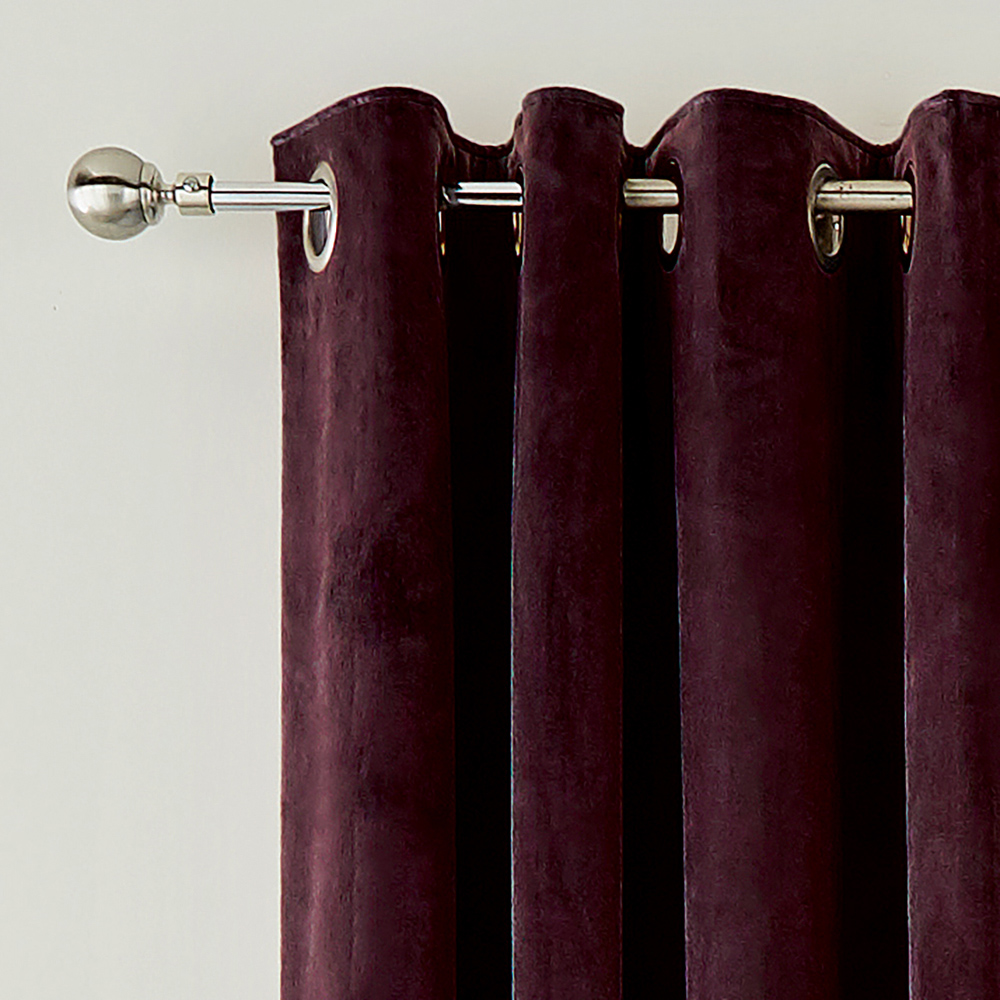 Helena Springfield Escala Lined Mulberry Curtains 229 x 183cm Image 3