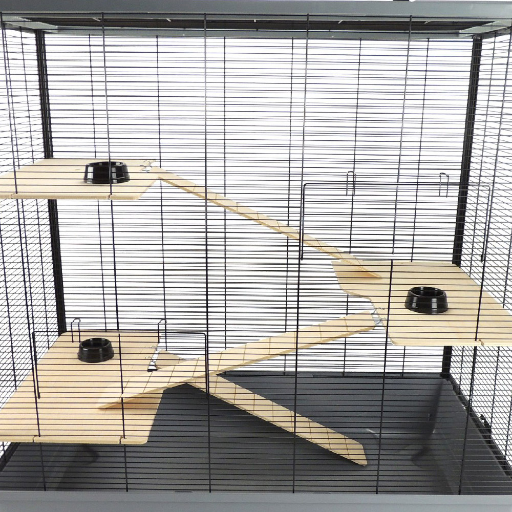 Little Friends Plaza XL Grey Small Animal Cage Image 2