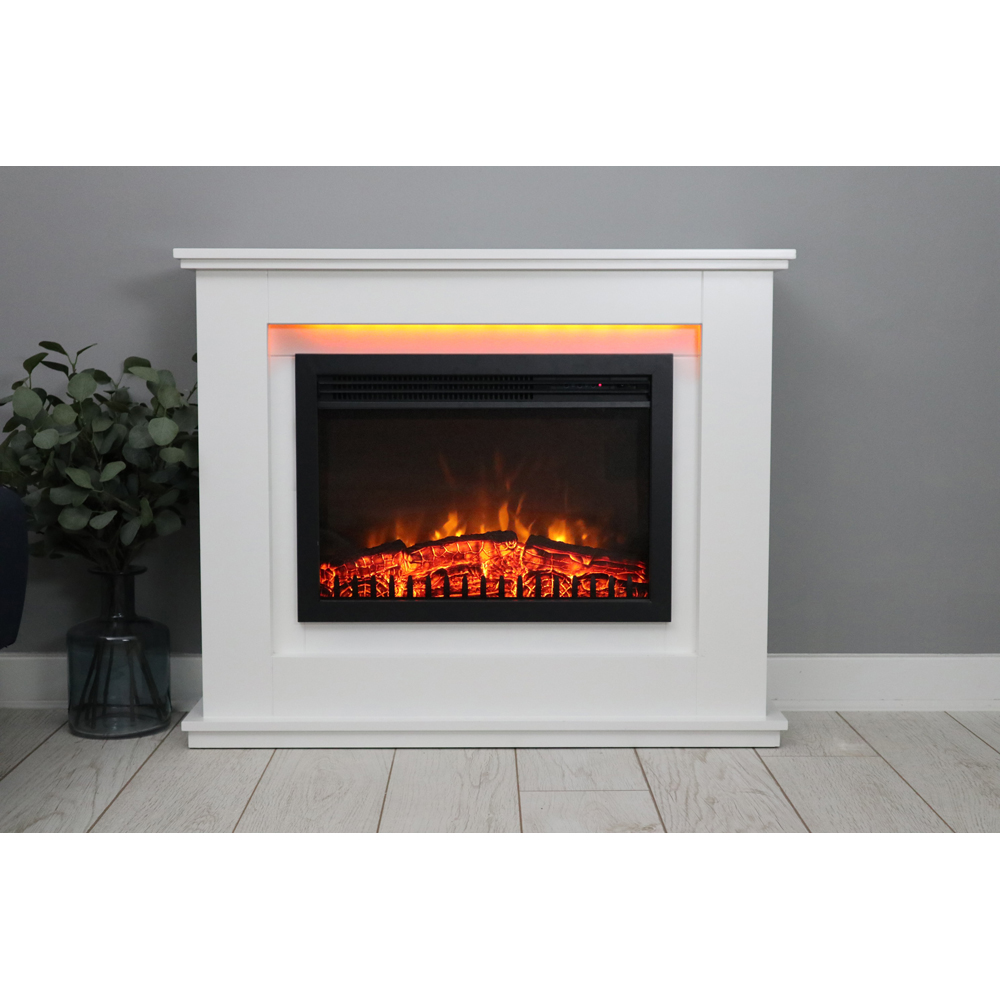 Focal Point Medford White Electric Fire Suite Image 5