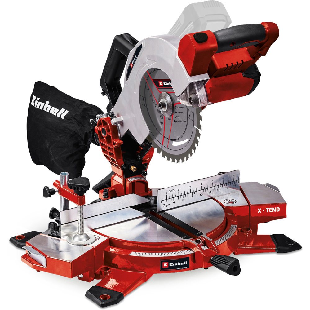 Einhell Power X-Change TE-MS 18/210 Li-Solo Cordless Mitre Saw 210mm Image 1