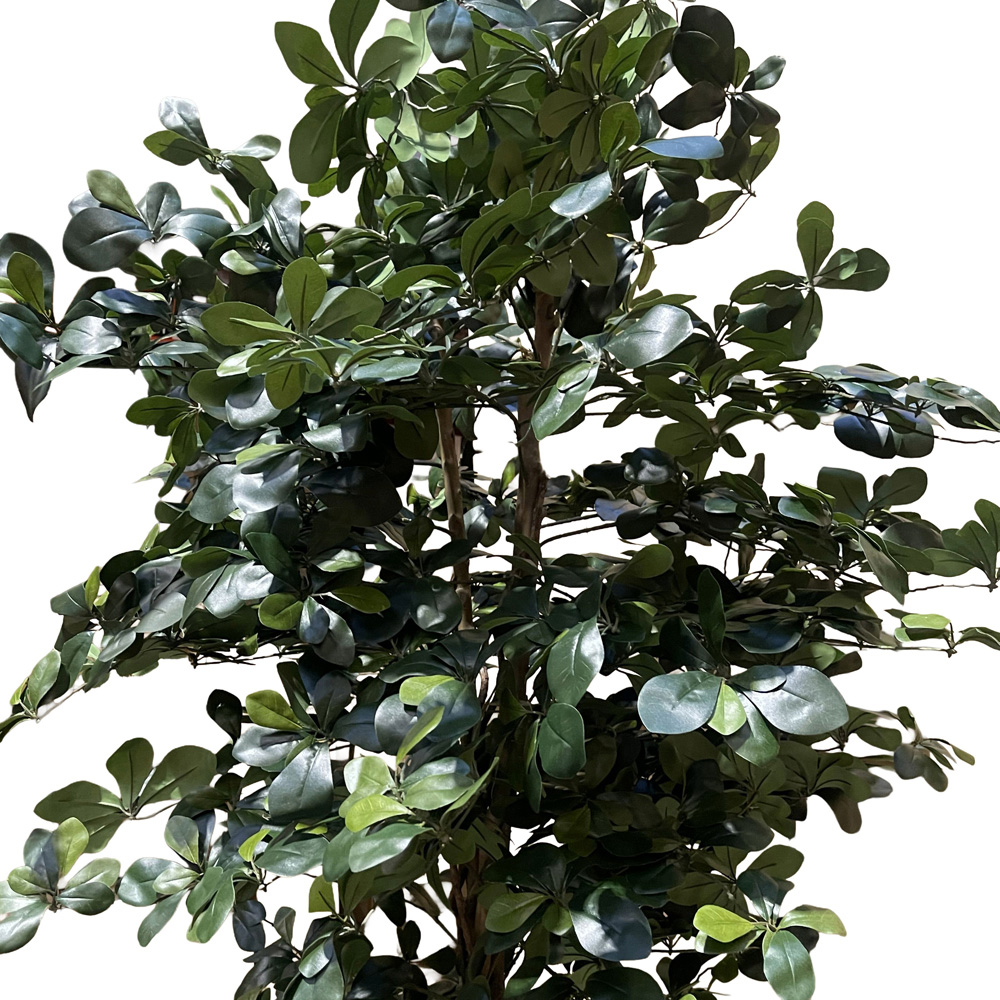 Leaf Black Olive Fire Retardant Artificial Tree 5.9ft Image 3