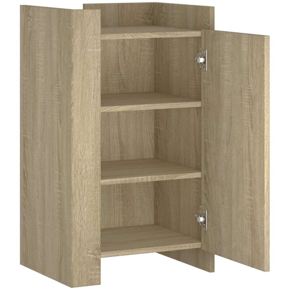 vidaXL Single Door Sonoma Oak Sideboard Image 7
