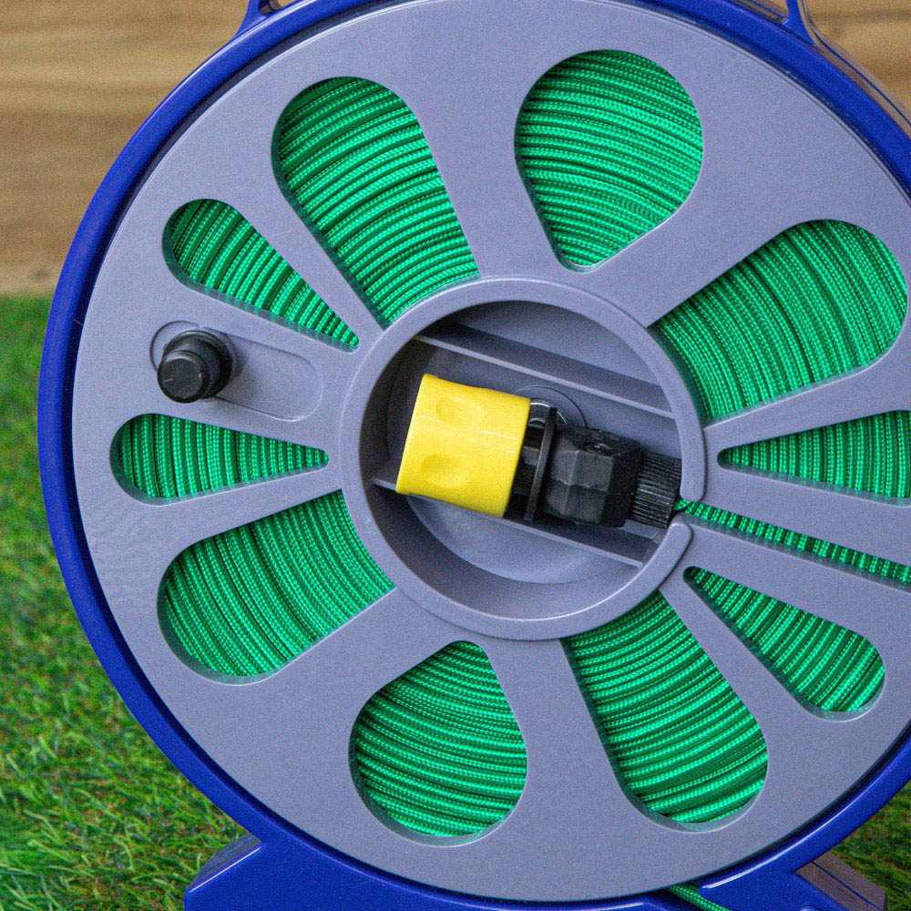 Samuel Alexander 15m Lay Flat Garden Hose Pipe with Storage Cassette Image 4