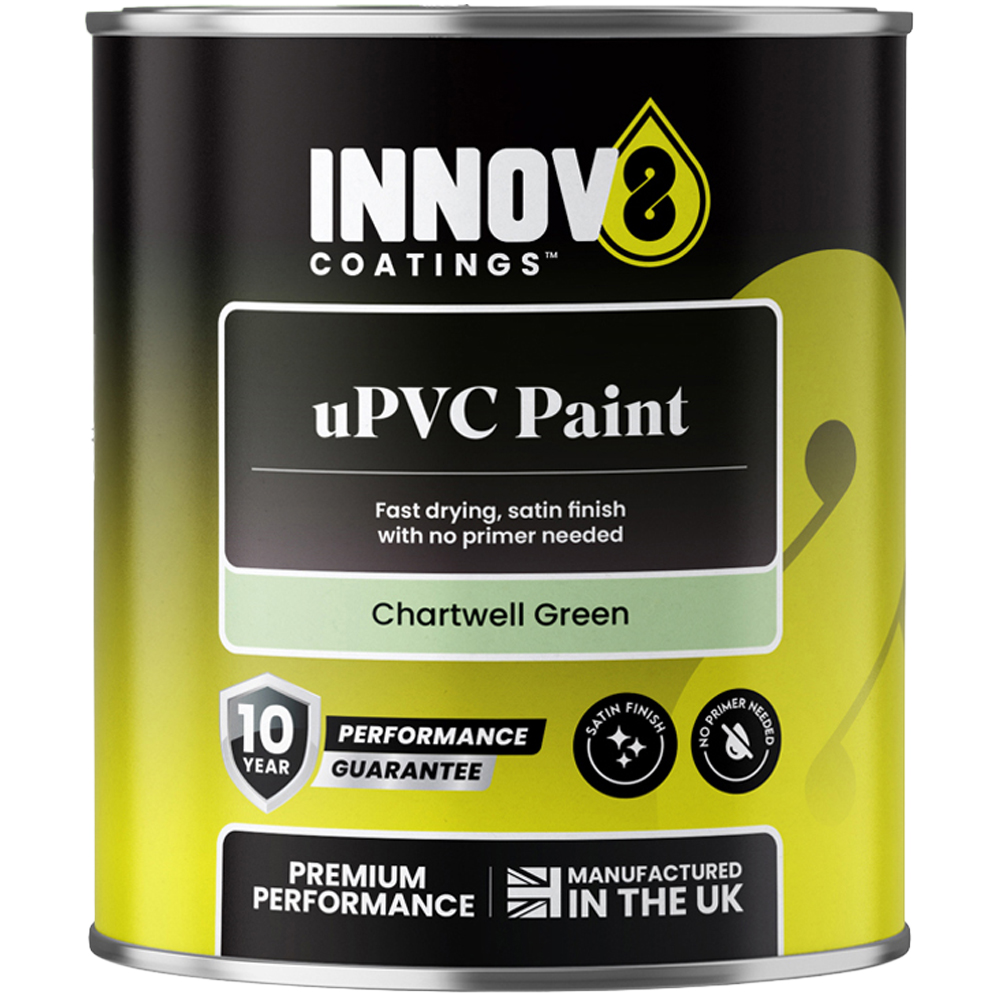 Innov8 Coatings Chartwell Green Satin Finish uPVC Paint 750ml Image 2
