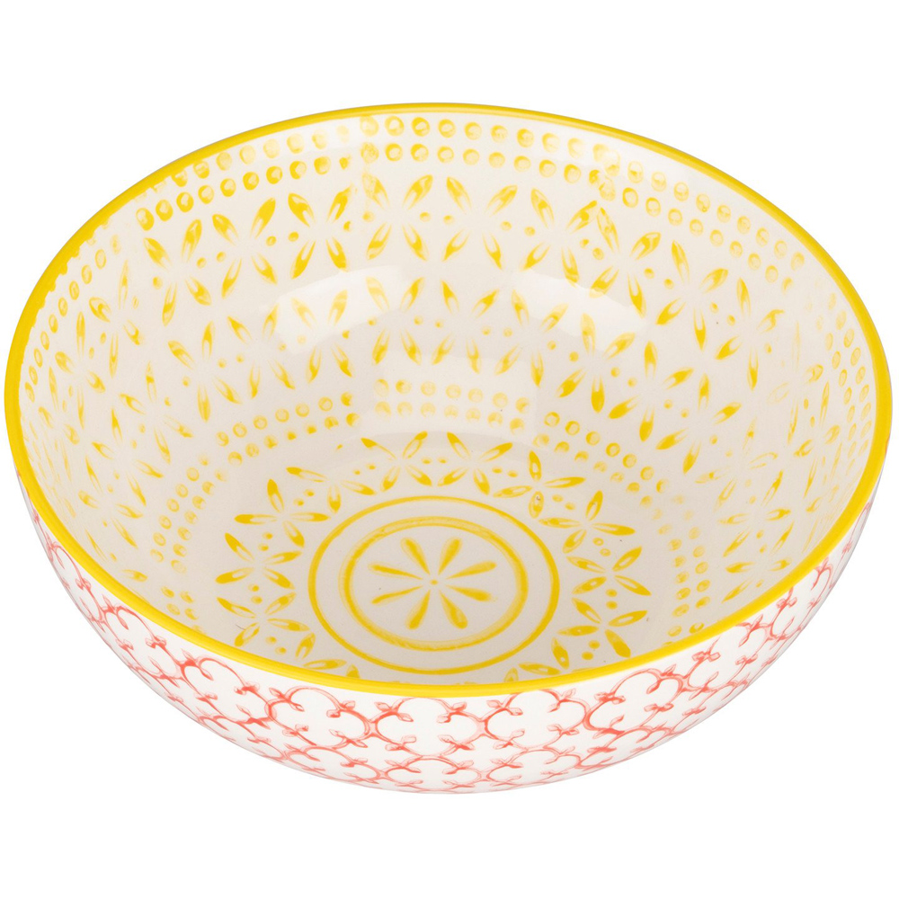 Amari Red and Yellow Large Bowl Image 2