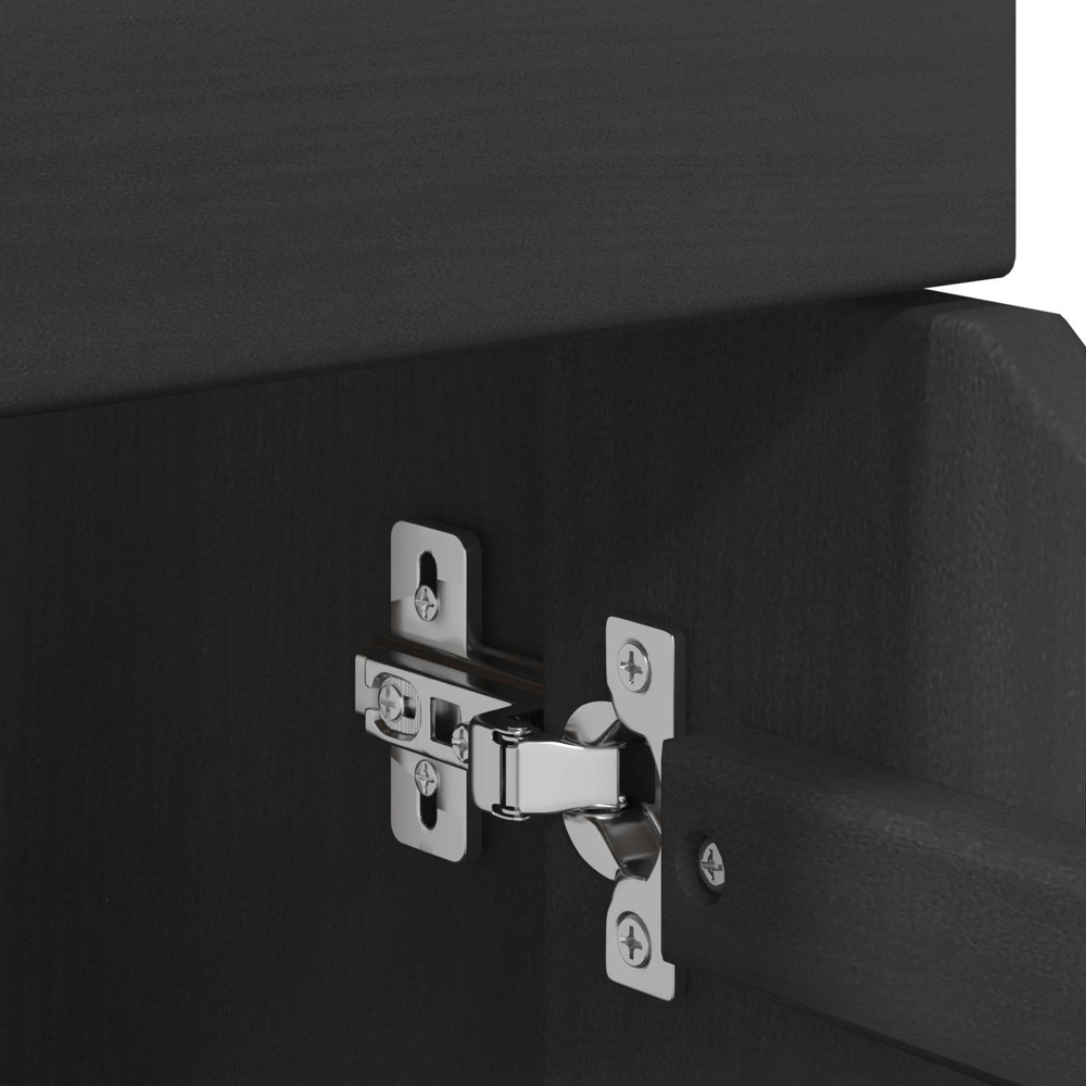 vidaXL Single Door 7 Drawer Grey Rolling Storage Cabinet Image 7