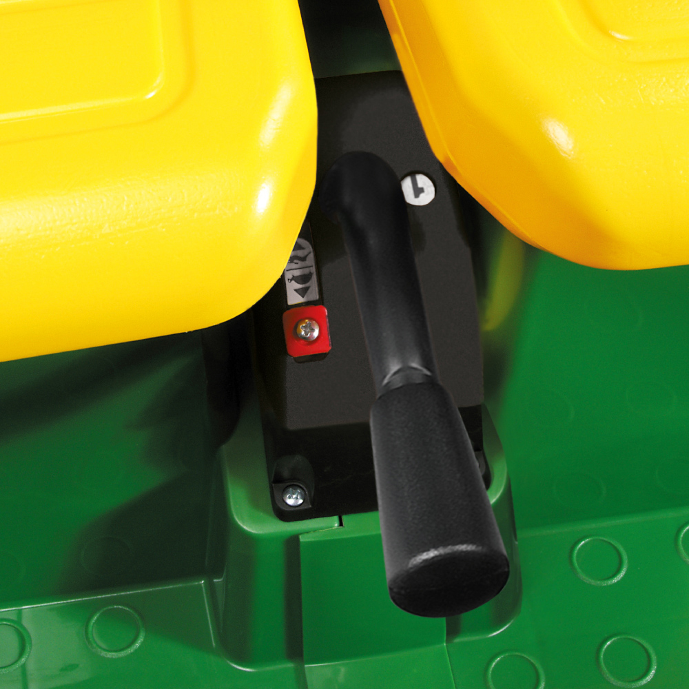 PEG John Deere Gator HPX Kids Electric Ride-On Utility Vehicle Green and Yellow 12V Image 6