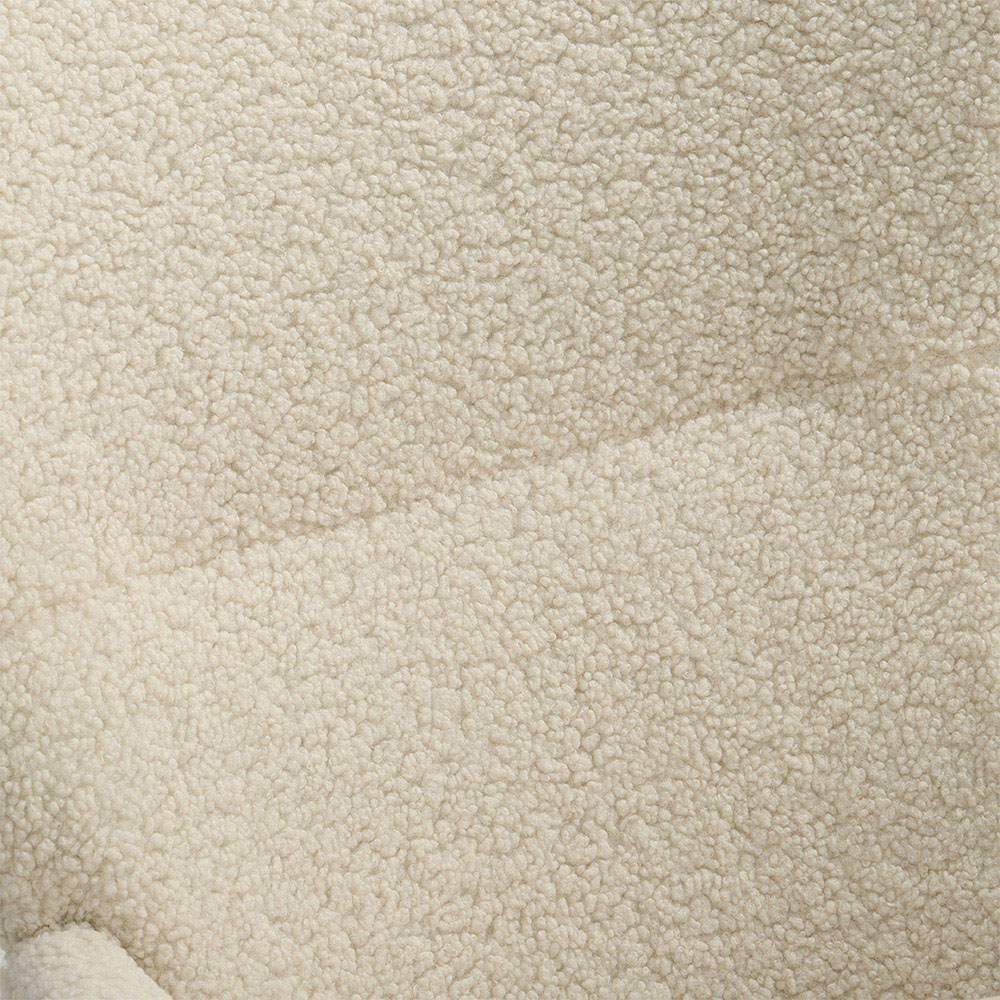 Living and Home Faux Wool Rocking Chair Image 4