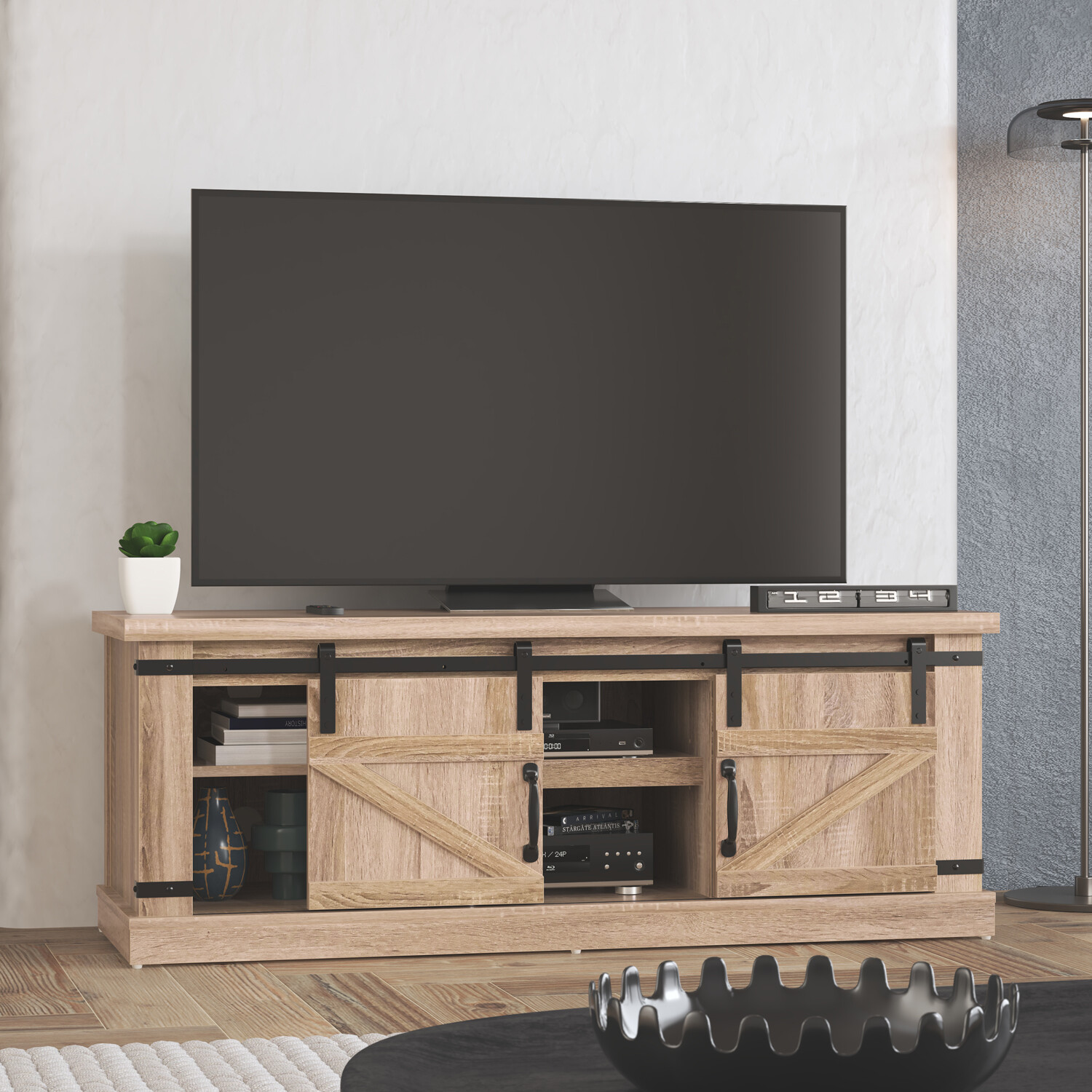 Stamford TV Unit Sonoma Oak Image 7
