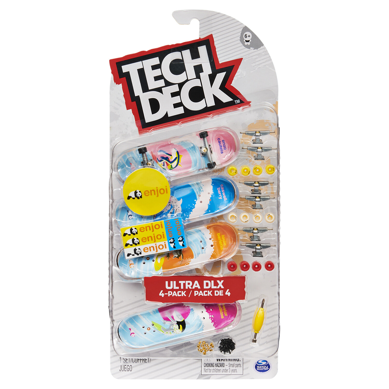 Tech Deck Ultra DLX Skateboards Figures in Assorted Style 4 Pack Image 2