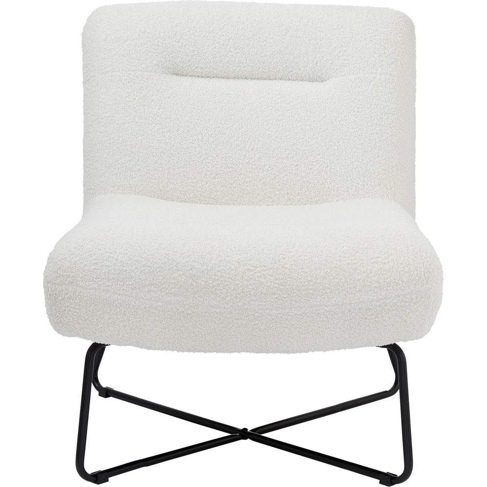 GFW Willow Cream Boucle Teddy Accent Chair Image 3