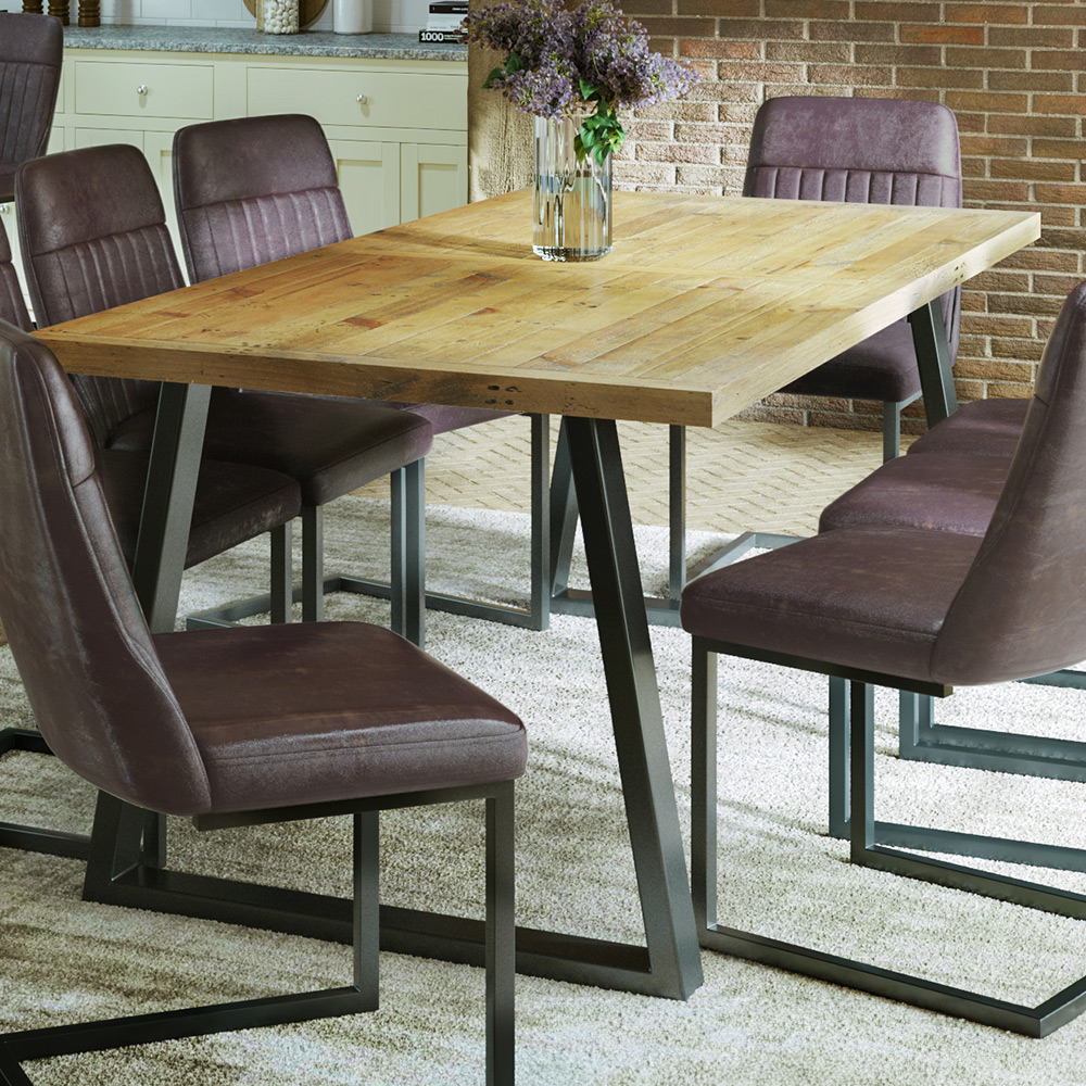 Baumhaus Urban Elegance 8 Seater Reclaimed Table Image 1
