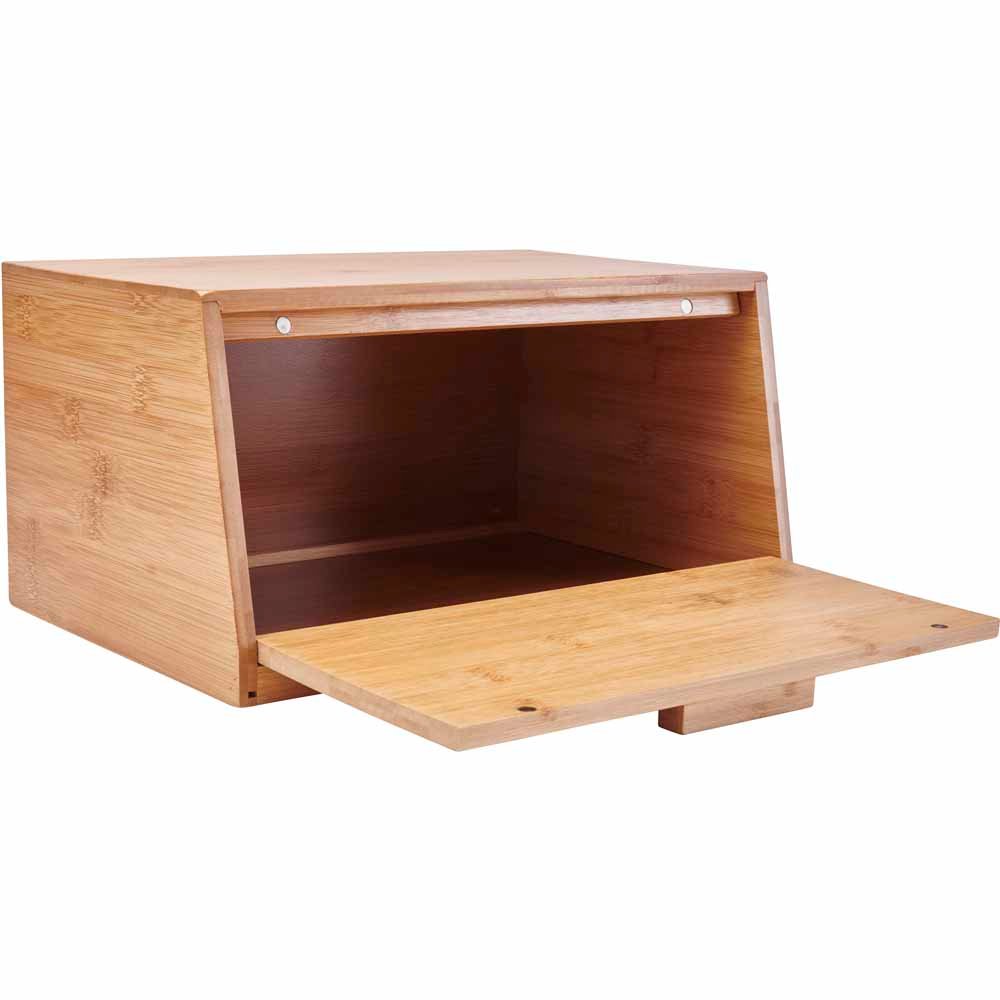 Wilko Bamboo Bread Bin Wilko