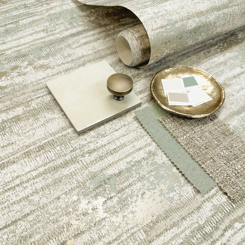 Belgravia Decor Oakah Sage Wallpaper Image 2