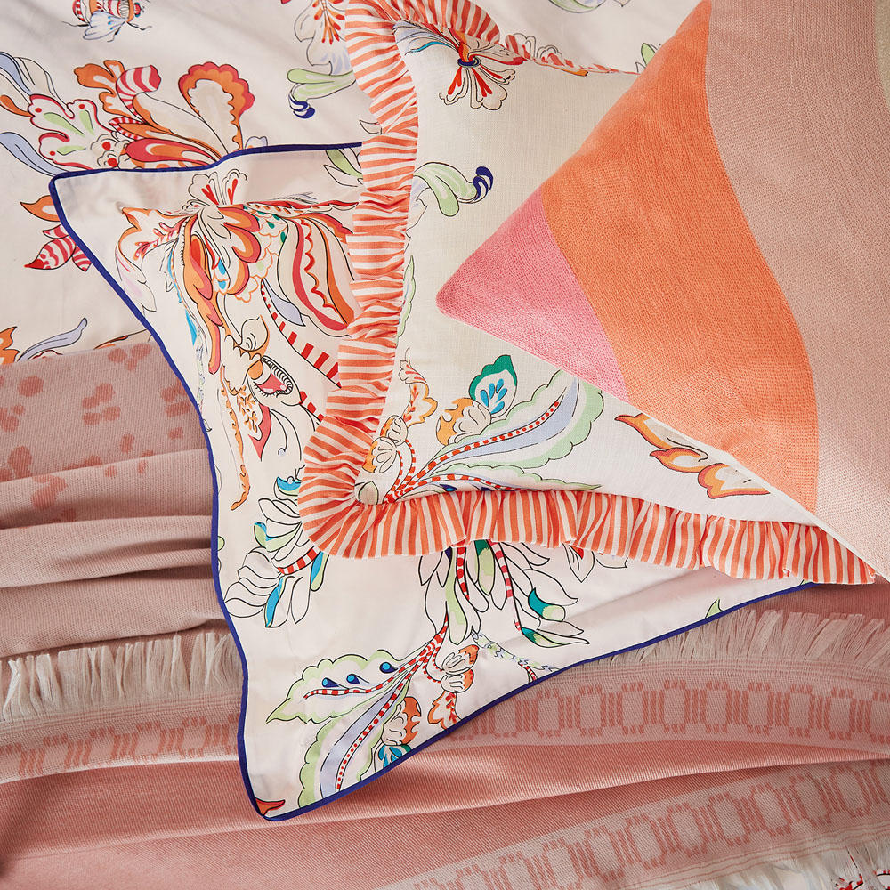 Yvonne Ellen Double Multicolour Signature Floral Reversible Duvet Set Image 4