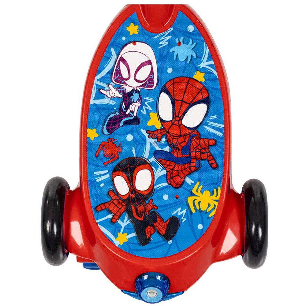Huffy Marvel Comics 18064W Kids Red Spidey and His Amazing Friends Bubble Electric Scooter 6V Image 3