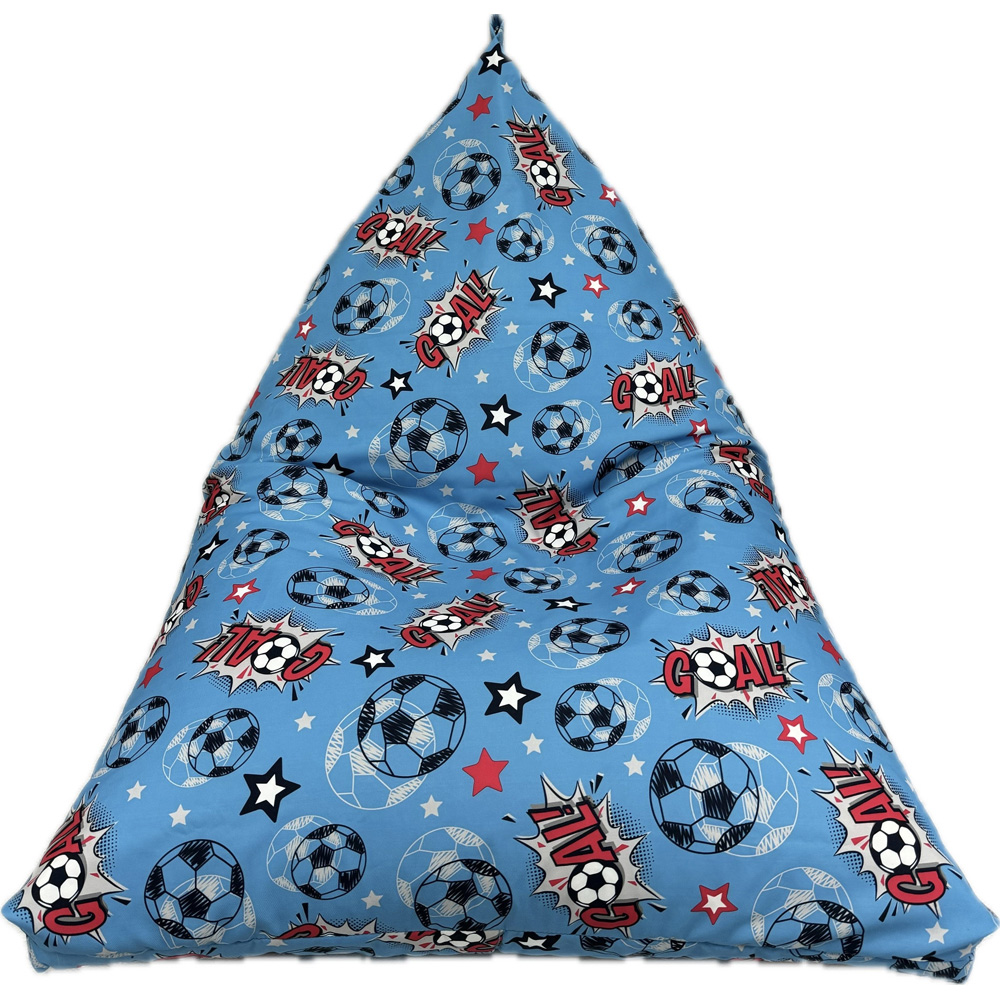 Kaikoo Blue Goal Print Triangle Bean Bag Image 3