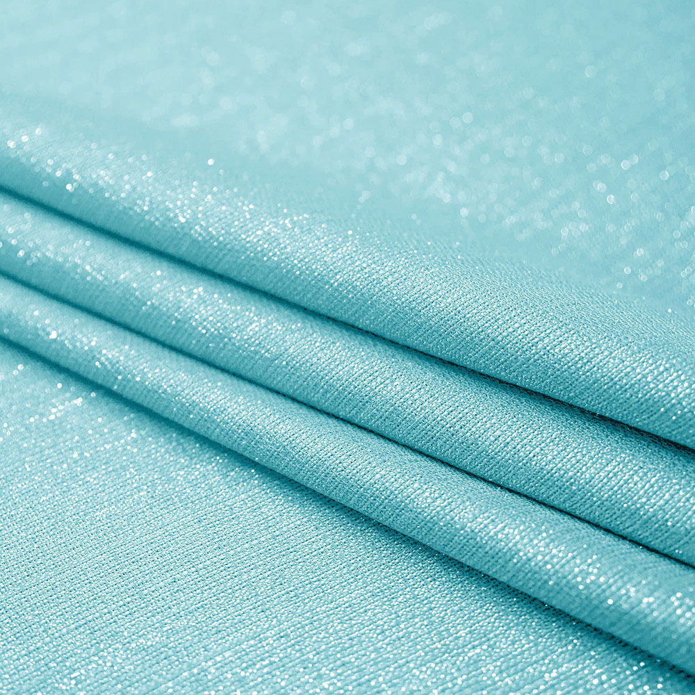 Velosso Alessandria Teal Shimmer Voile Panel Curtain 137 x 183cm Image 3