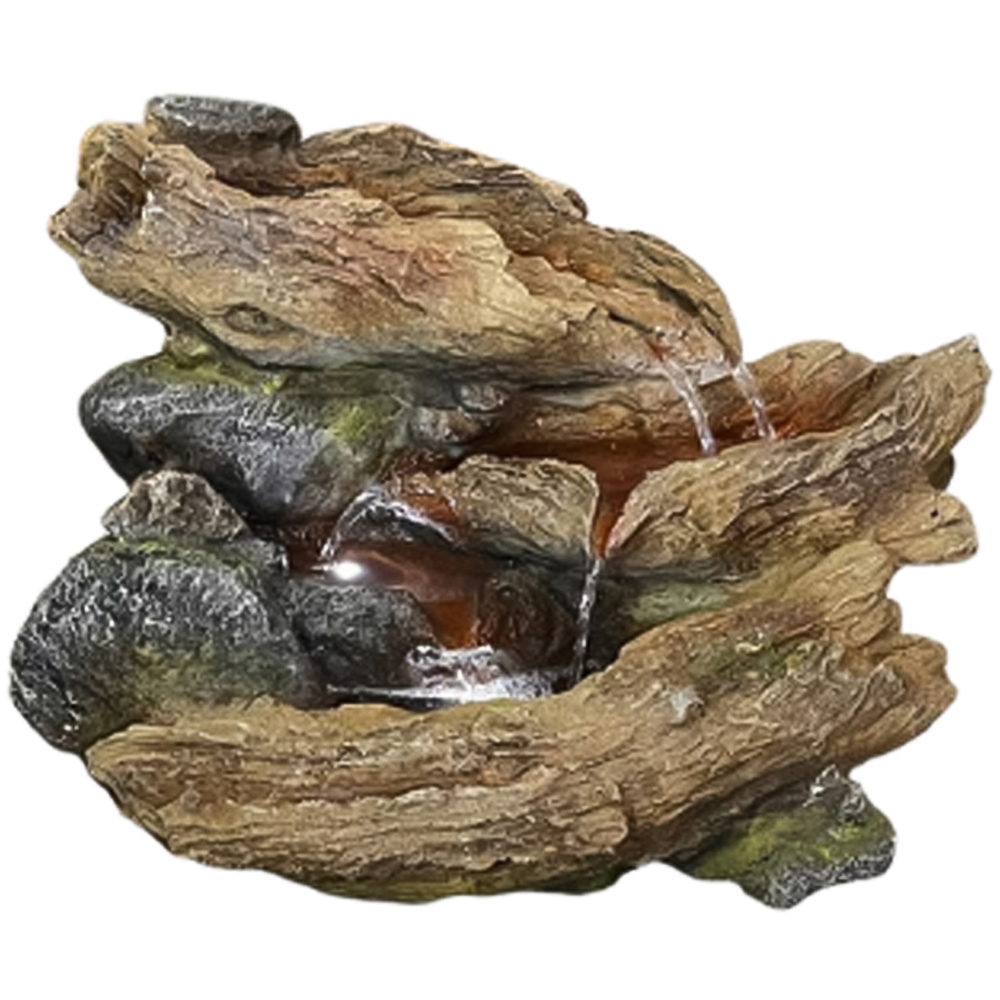 Tranquillity Bubbling Mains Powered LED Water Feature Image 1