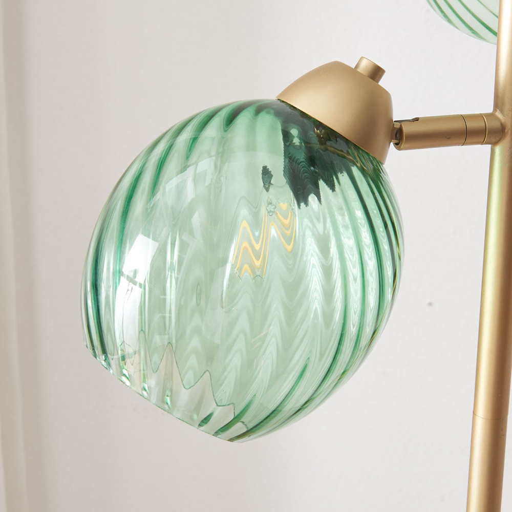 Pippa Gold 3 Light Floor Lamp Image 5
