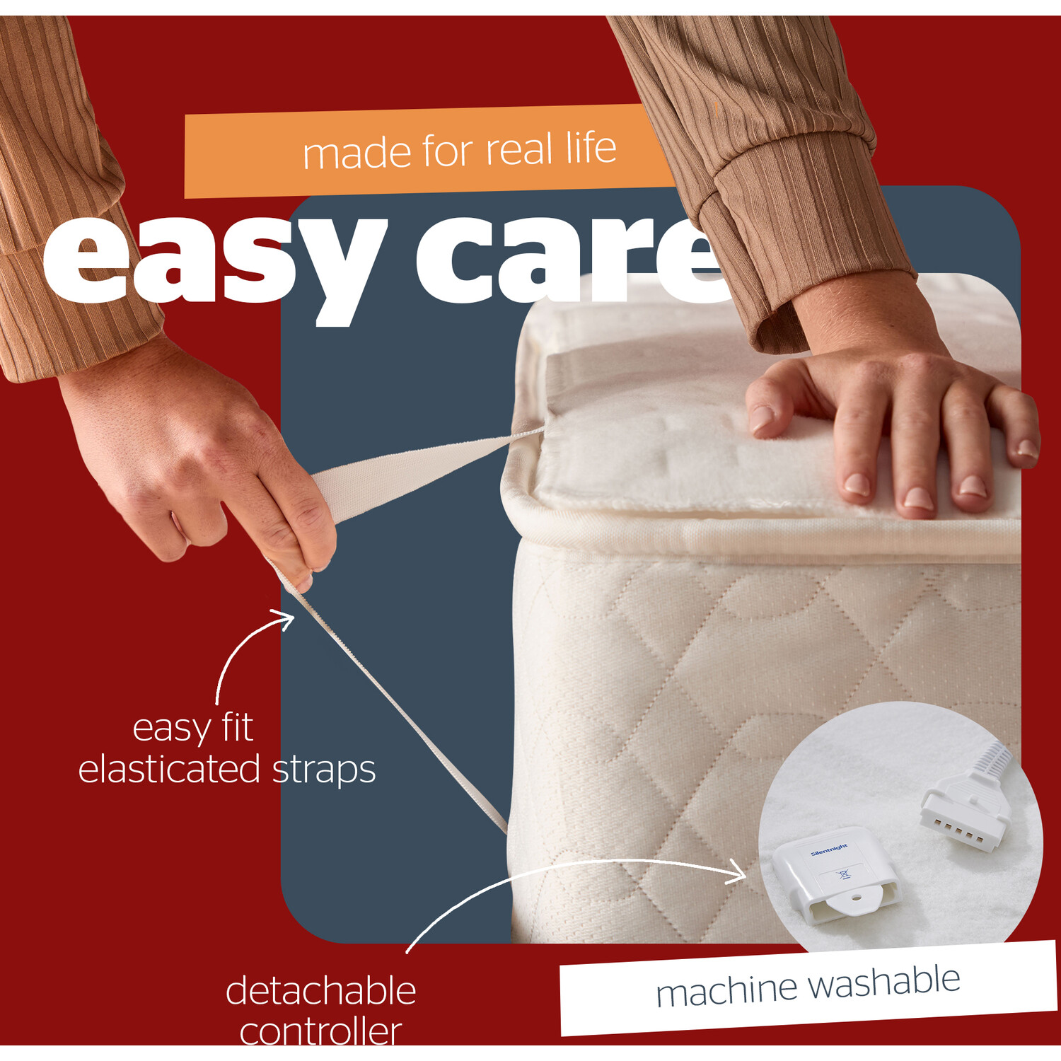 Silentnight Soft Winter Warmer Electric Blanket White Double Image 6