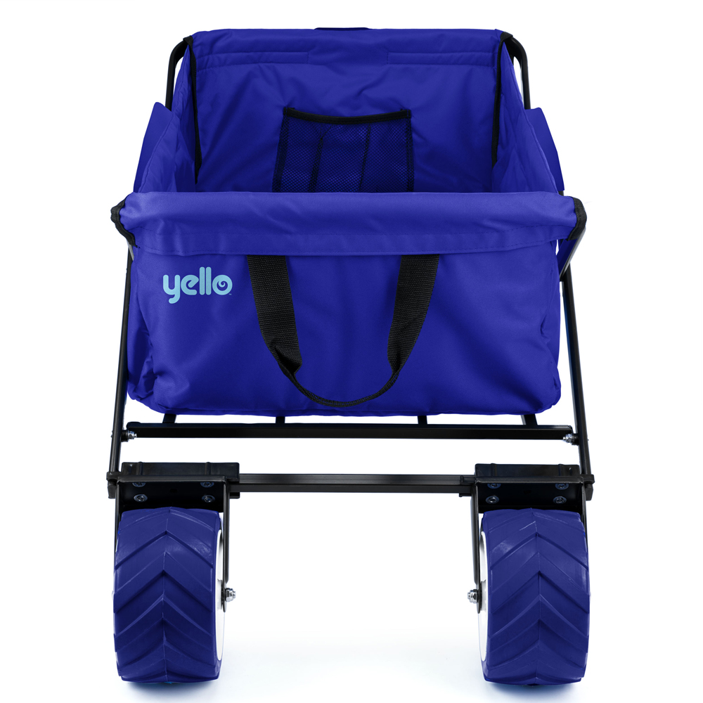 Yello Blue Foldable Camping Trolley Image 3