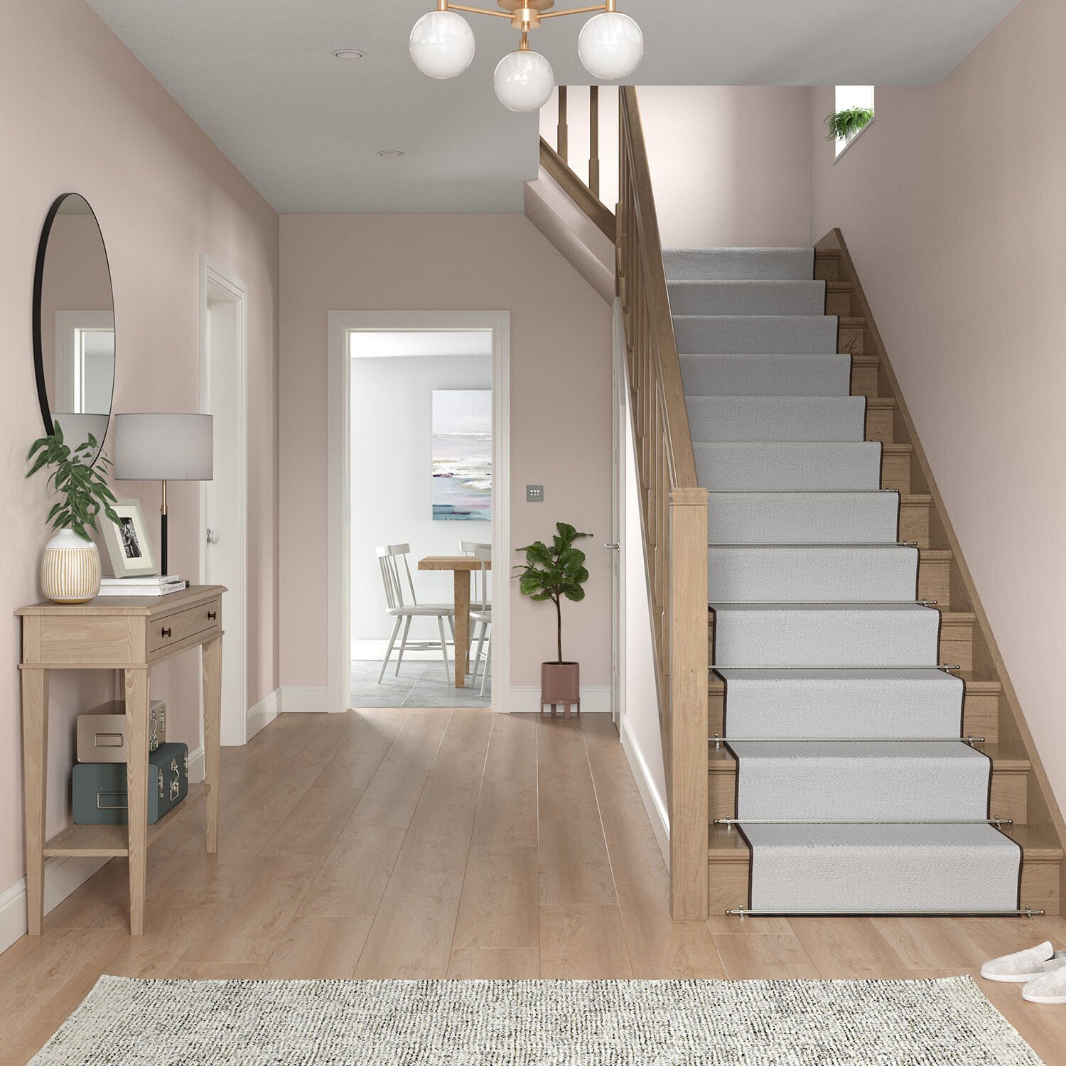 Dulux Walls and Ceilings Silk Emulsion Paint - Blush Pink Image 11