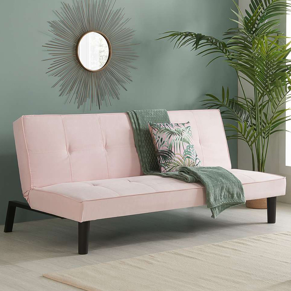 Birlea Aurora Pink Sofa Bed Image 1