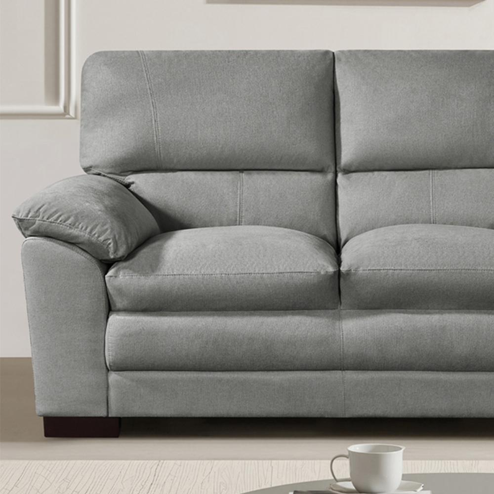 Artemis Home Ramona 2 Seater Grey Fabric Sofa Image 2