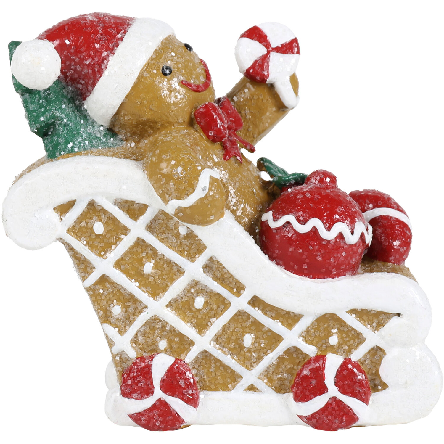 Cute Gingerbread Ornament - Brown Image 4